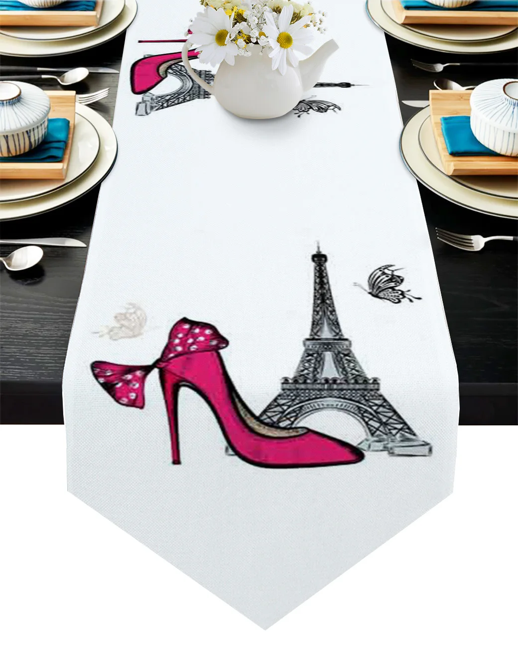 Красная скатерть на высоком каблуке с изображением Эйфелевой башни и бабочки, белая скатерть в стиле бохо для свадебного декора, скатерть д...
Красная скатерть на высоком каблуке с изображением Эйфелевой башни и бабочки, белая скатерть в стиле бохо для свадебного декора, скатерть д...