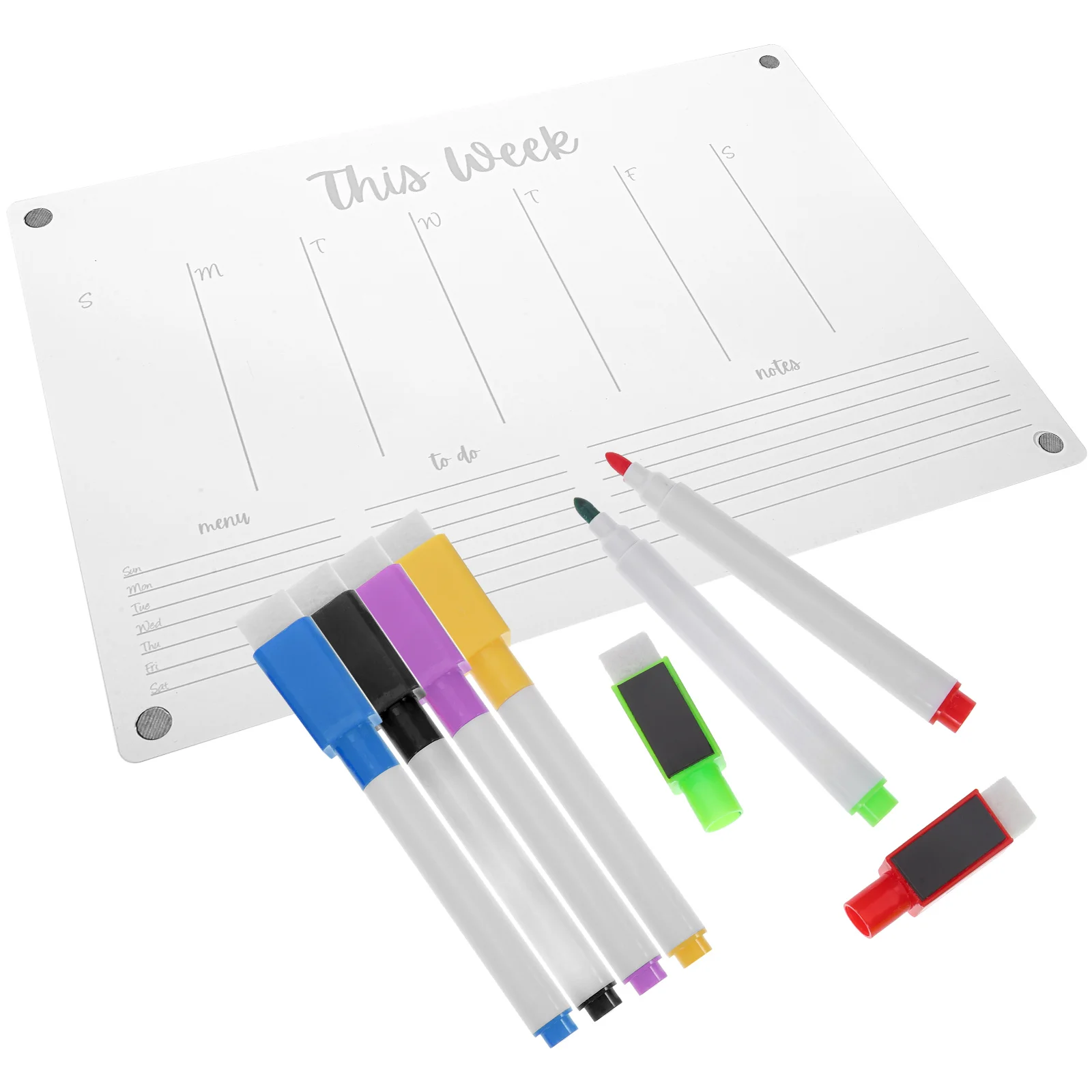 Whiteboard Pen Magnetic Clear Refrigerators Daily Planning Three-dimensional Wall Schedule Acrylic Dry Erase Planner Fridge
Whiteboard Pen Magnetic Clear Refrigerators Daily Planning Three-dimensional Wall Schedule Acrylic Dry Erase Planner Fridge