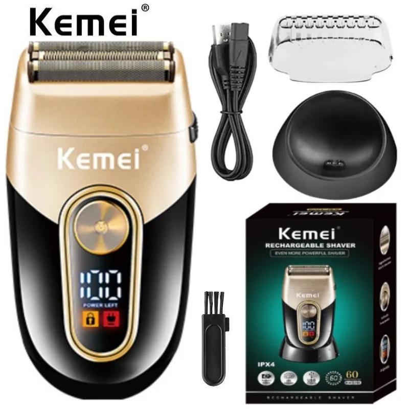 Electric Razor Electric Shaver Rechargeable Shaving Machine For Men Shaver Beard Razor Wet-Dry Use Beard Trimmer Charging Base
Electric Razor Electric Shaver Rechargeable Shaving Machine For Men Shaver Beard Razor Wet-Dry Use Beard Trimmer Charging Base
