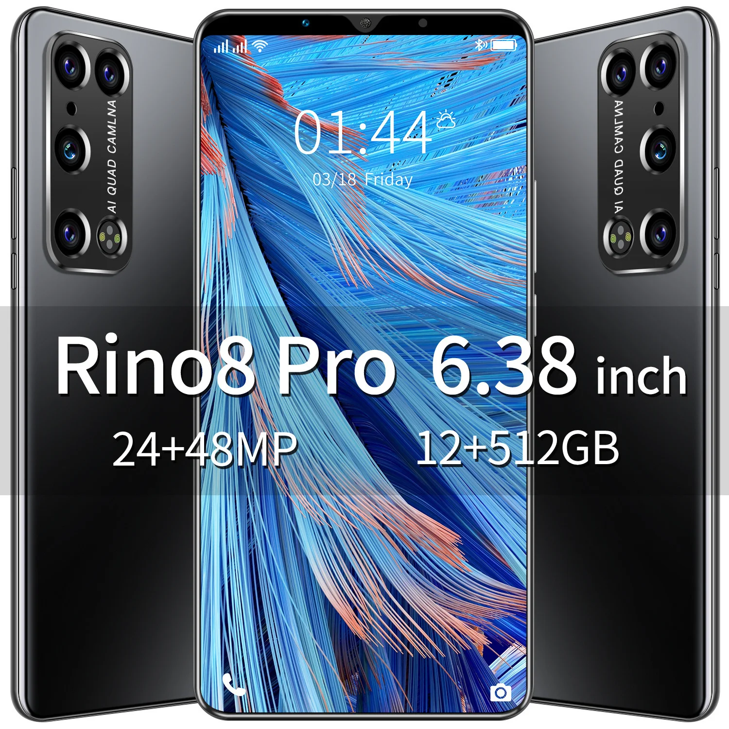 Смартфон глобальная версия Rino8 Pro, 6,38 дюйма, 12 + 512 ГБ, Android 10,0, 10 ядер
Смартфон глобальная версия Rino8 Pro, 6,38 дюйма, 12 + 512 ГБ, Android 10,0, 10 ядер