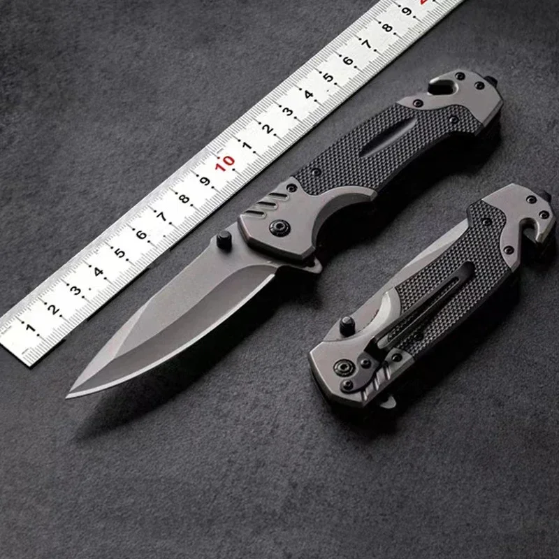 

Tactical Folding Knife Self Defense Survival Pocket Knives EDC Multitool for Men Hunting Weapon Outdoor Camping Hand Tools