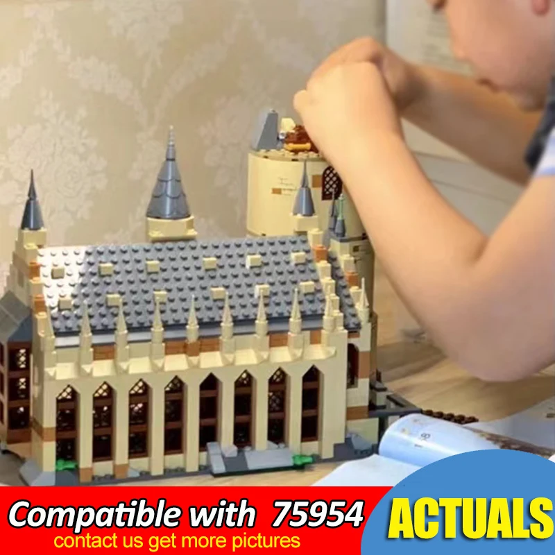 878PCS Magic Castle Tower Great Hall House Burrowed Building Blocks Bricks Compatible 75954 With Dolls Toys Gifts for Children
878PCS Magic Castle Tower Great Hall House Burrowed Building Blocks Bricks Compatible 75954 With Dolls Toys Gifts for Children