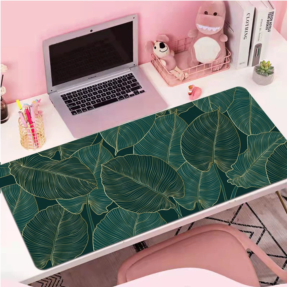 Mousepad Large Home Desk Mats Mouse Pad Green Tropical Plants Mat Office Soft Carpet Anti-slip Natural Rubber Desktop MousePads 
Mousepad Large Home Desk Mats Mouse Pad Green Tropical Plants Mat Office Soft Carpet Anti-slip Natural Rubber Desktop MousePads
