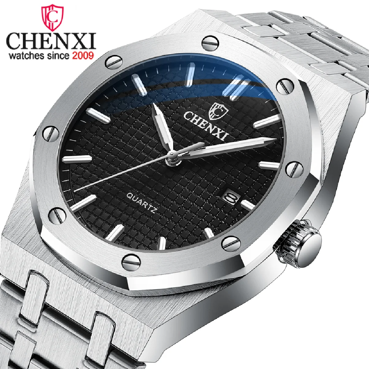 CHENXI Men's Watches Luxury Brand Automatic Date Clock Waterproof Luminous Men Wristwatch Quartz Stainless Steel Sport Watch
CHENXI Men's Watches Luxury Brand Automatic Date Clock Waterproof Luminous Men Wristwatch Quartz Stainless Steel Sport Watch