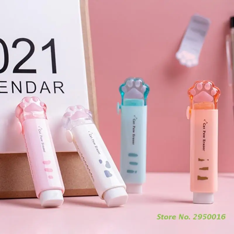 4pcs Kawaii Push-pull Design Paw Portable Rubber Eraser Cute Erasers for Kids School Office Supplies Gift Stationery Prizes
4pcs Kawaii Push-pull Design Paw Portable Rubber Eraser Cute Erasers for Kids School Office Supplies Gift Stationery Prizes
