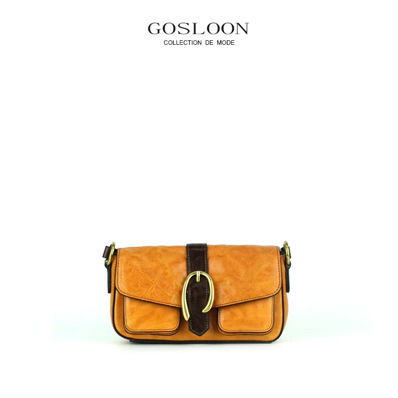 GOSLOON-S34 Smear Green Texture Shoulder Thick Leather Bag Leather New All-match Shoulder Handbag Original Luxury Brand
GOSLOON-S34 Smear Green Texture Shoulder Thick Leather Bag Leather New All-match Shoulder Handbag Original Luxury Brand
