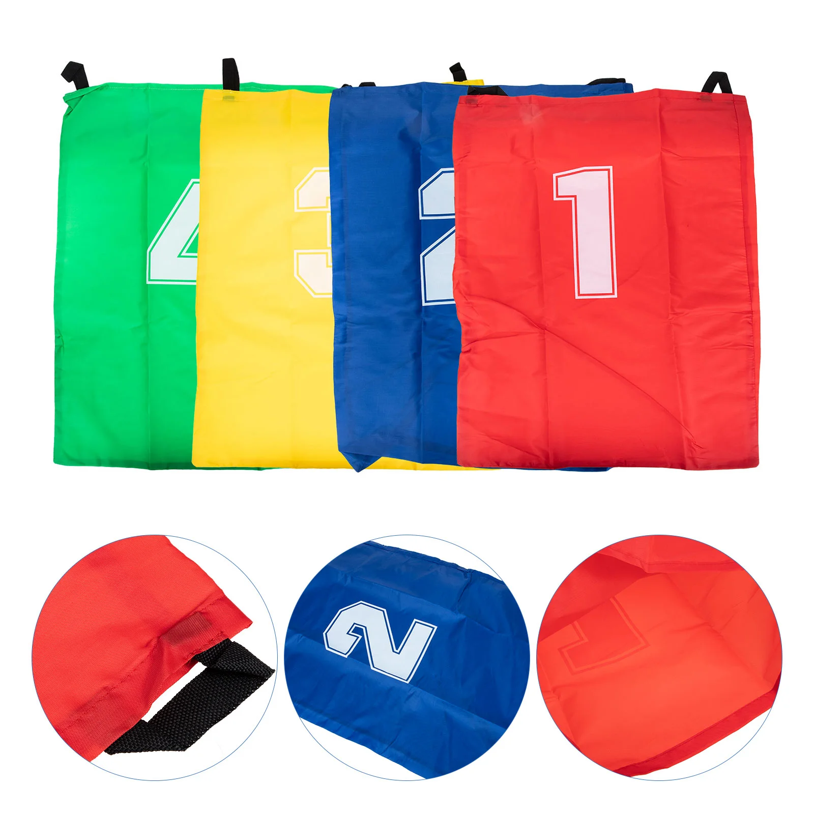 

4 Pcs Vintage Toys Jumping Bag Outdoor Interactive Game Prop Kids Balance Sack Race Parent-child