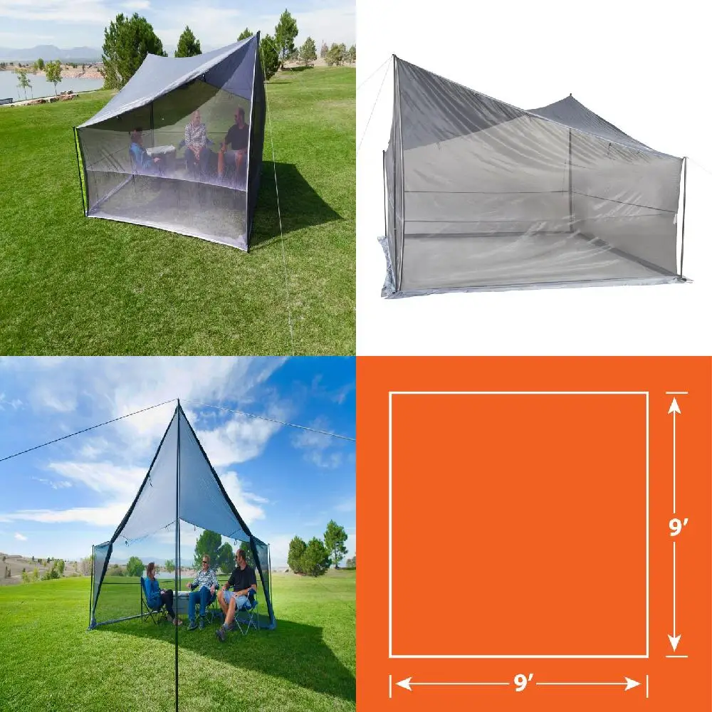 Sturdy & Handsome 9' x 9' Shelter with Roll-up Screen Walls & UV Protection for Outdoor Parties, Picnics & More!
Sturdy & Handsome 9' x 9' Shelter with Roll-up Screen Walls & UV Protection for Outdoor Parties, Picnics & More!