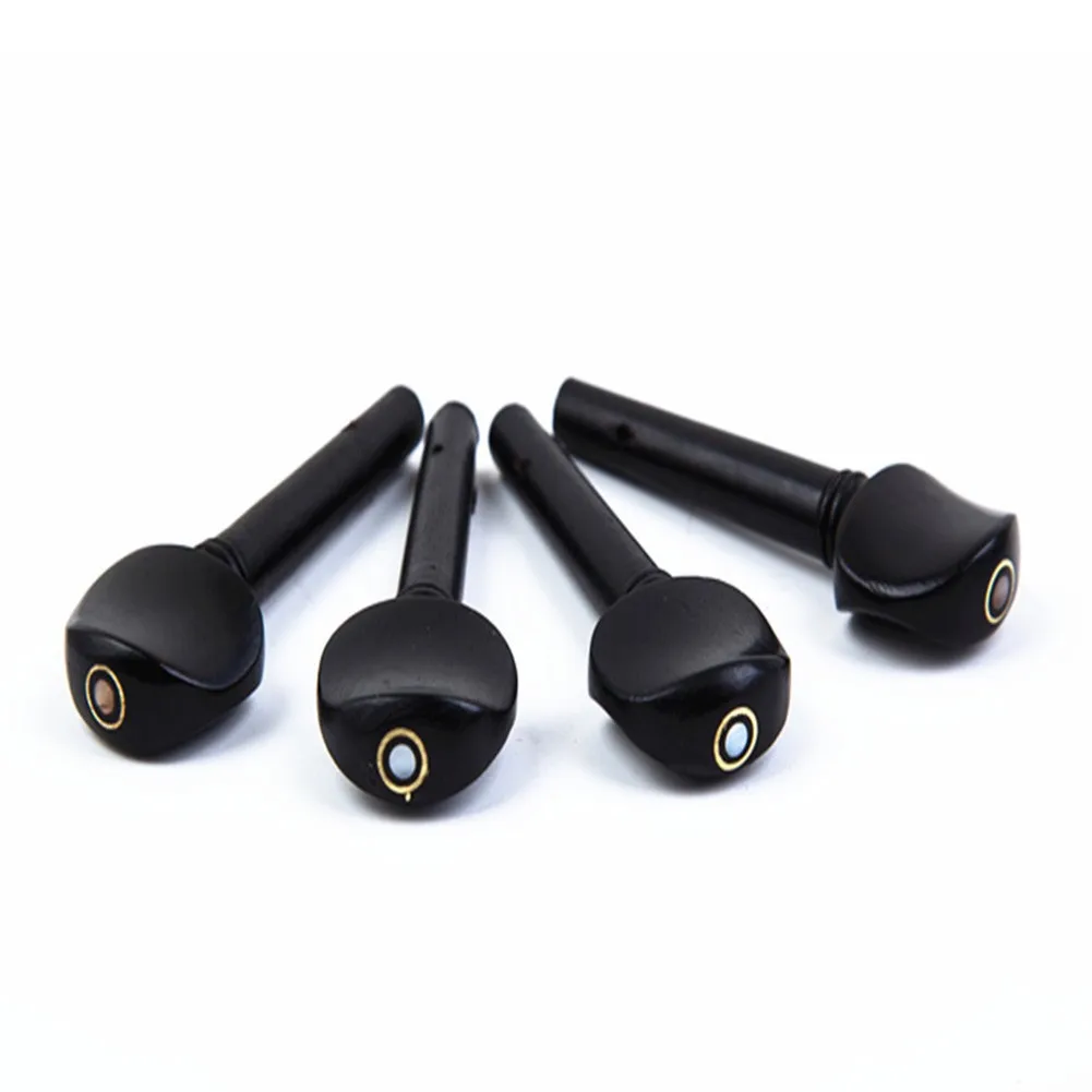 

4 Packs Ebony Violin Pegs Tuners Tuning Peg Various Sizes And Types To Choose From Musical Instrument Violin Accessories
