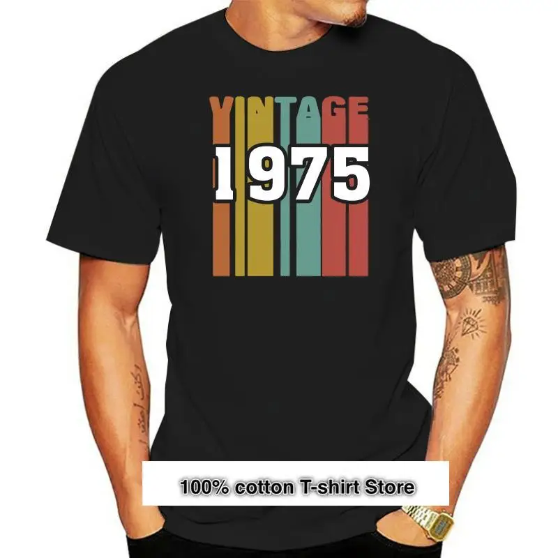 Camiseta de манга corta para hombre, camisa RETRO VINTAGE, camiseta Modern para mujer 1975 
Camiseta de манга corta para hombre, camisa RETRO VINTAGE, camiseta Modern para mujer 1975
