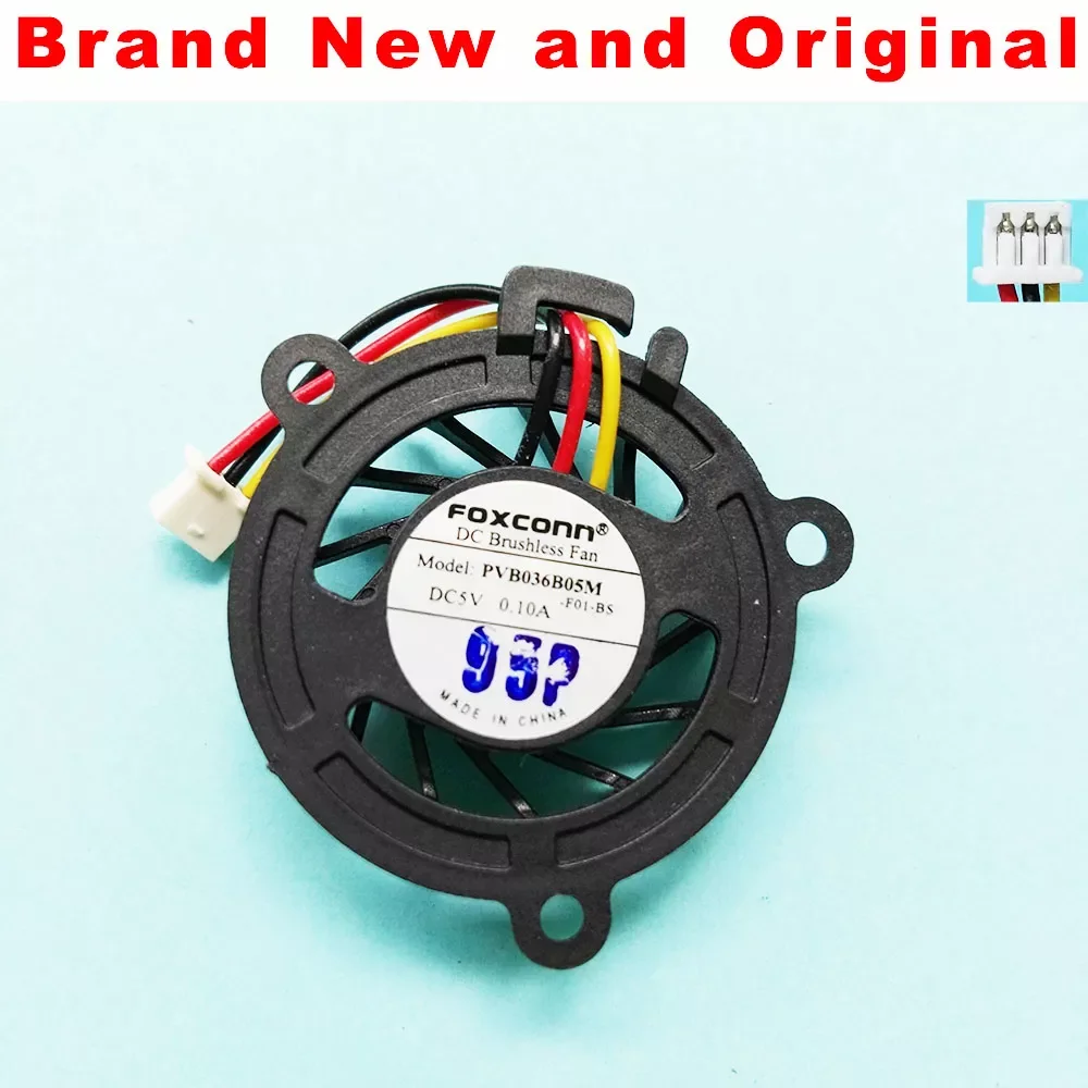 and Original CPU fan for Foxconn PVB036B05M F01-BS DC5V 0.1A laptop CPU cooling fan cooler Adda ad2705ux-qb3
and Original CPU fan for Foxconn PVB036B05M F01-BS DC5V 0.1A laptop CPU cooling fan cooler Adda ad2705ux-qb3