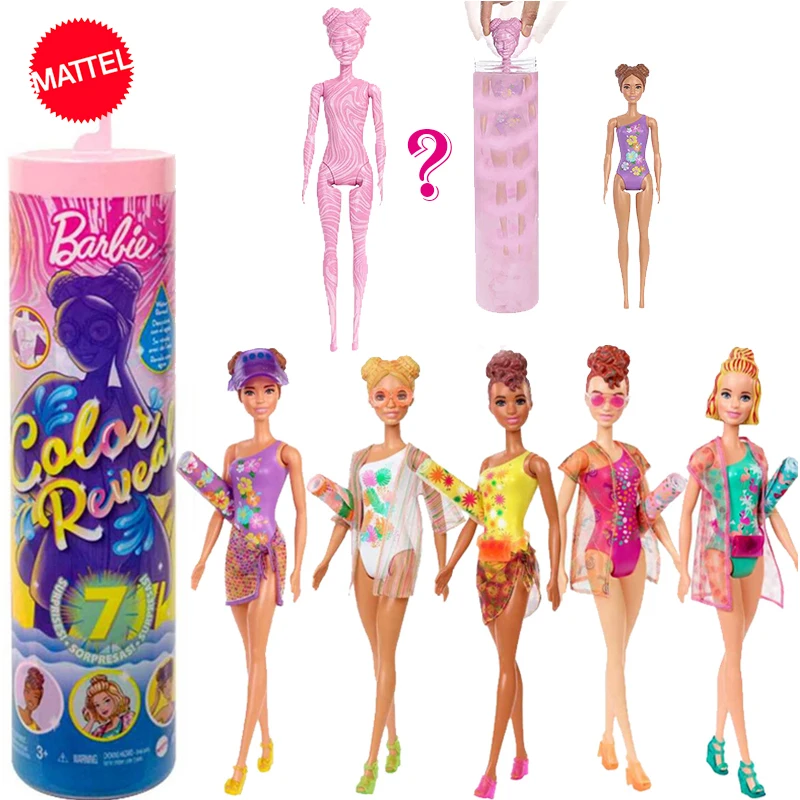 Оригинальная цветная Кукла Барби Mattel, сюрприз, модный детский игровой набор с аксессуарами, игрушки для девочек, обучающий подарок
Оригинальная цветная Кукла Барби Mattel, сюрприз, модный детский игровой набор с аксессуарами, игрушки для девочек, обучающий подарок