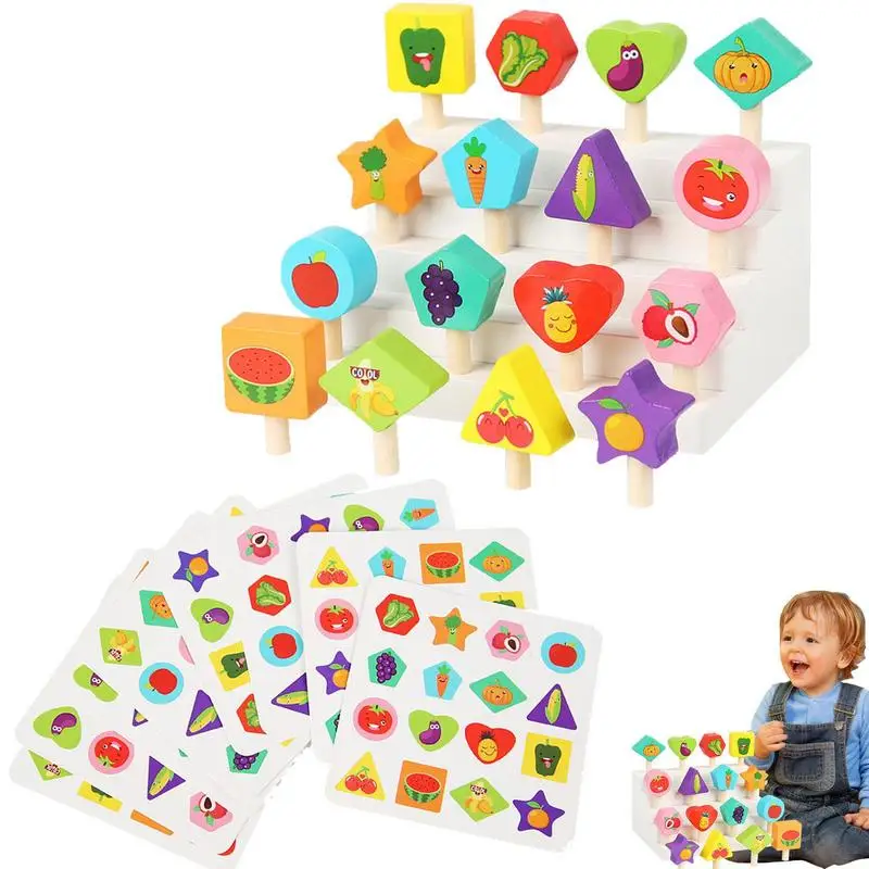 Wooden Block Sorting Toy Wooden Farmers Market Color Sorting Toys Educational Learning Toy For Boys &Girls 1 2 3 Years Old
Wooden Block Sorting Toy Wooden Farmers Market Color Sorting Toys Educational Learning Toy For Boys &Girls 1 2 3 Years Old