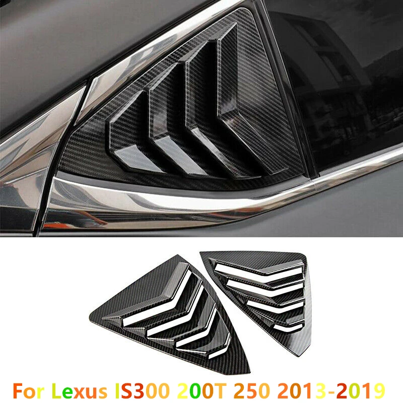 Carbon Fiber Window Louver Shutter Side Vent For Lexus IS 300 200t 250 2013-2019 Auto Acessories
Carbon Fiber Window Louver Shutter Side Vent For Lexus IS 300 200t 250 2013-2019 Auto Acessories