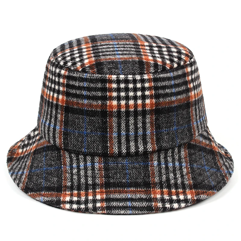 Ladies Winter Hat Plaid Wool Thick Warm Pot Hat Autumn and Winter Top Hat Student Fisherman Hat
Ladies Winter Hat Plaid Wool Thick Warm Pot Hat Autumn and Winter Top Hat Student Fisherman Hat