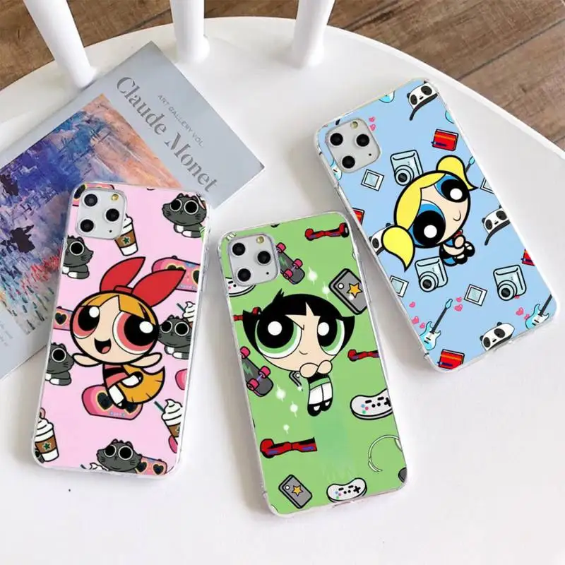 Cartoon Girls Powerpuffs Phone Case For iphone 13 12 11 Pro Mini XS Max 8 7 Plus X SE 2020 XR Silicone Soft cover
Cartoon Girls Powerpuffs Phone Case For iphone 13 12 11 Pro Mini XS Max 8 7 Plus X SE 2020 XR Silicone Soft cover