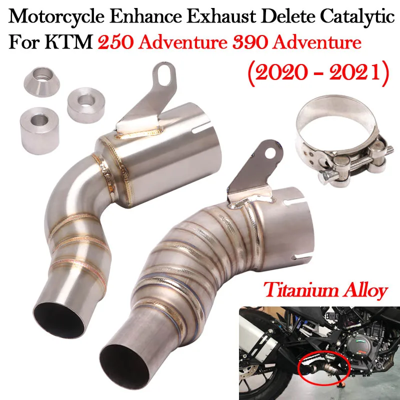 Exhaust For KTM DUKE 250 390 250ADV 390ADV KTM250 KTM390 Adventure 2020 2021 Motorcycle Muffler Escape Delete Catalyst Link Pipe
Exhaust For KTM DUKE 250 390 250ADV 390ADV KTM250 KTM390 Adventure 2020 2021 Motorcycle Muffler Escape Delete Catalyst Link Pipe