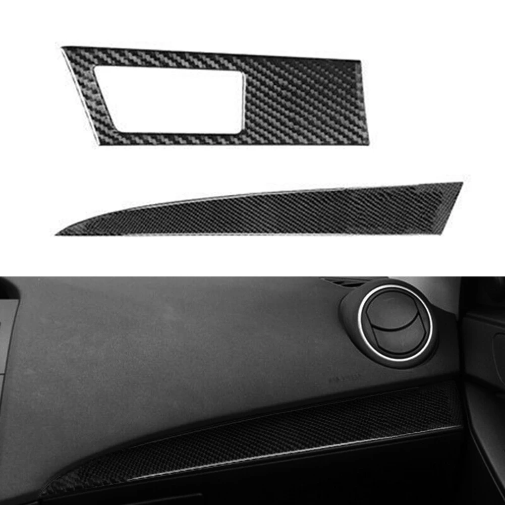 2 PCS Car Interior Front Dashboard Cover Black Carbon Fiber Fit For Mazda 3 2010 2011 2012 2013 Auto Car Interior Mouldings
2 PCS Car Interior Front Dashboard Cover Black Carbon Fiber Fit For Mazda 3 2010 2011 2012 2013 Auto Car Interior Mouldings