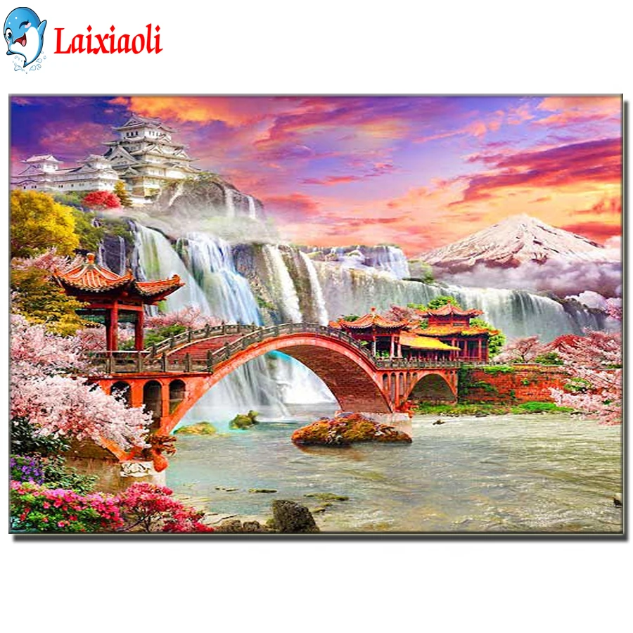 Waterfall 5D DIY Diamond Painting Cherry Blossom Scenery, Mount Fuji, Japan Mosaic Full Diamond Embroidery Cross Stitch Home art
Waterfall 5D DIY Diamond Painting Cherry Blossom Scenery, Mount Fuji, Japan Mosaic Full Diamond Embroidery Cross Stitch Home art