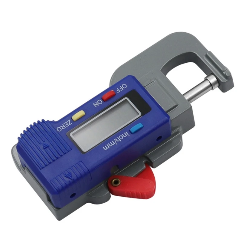 

Width Measure Tools Portable Horizontal Thickness Gauge Meter Micrometer 0 to 12.7mm Caliper Tester Woodworking Ruler