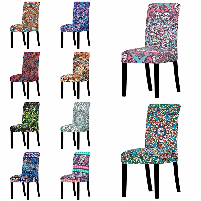 Mandala Pattern Stretch Spandex Dining Chair Cover Washable Dust-proof One-Piece Gaming Chair Cover Fundas Para Sillas
Mandala Pattern Stretch Spandex Dining Chair Cover Washable Dust-proof One-Piece Gaming Chair Cover Fundas Para Sillas