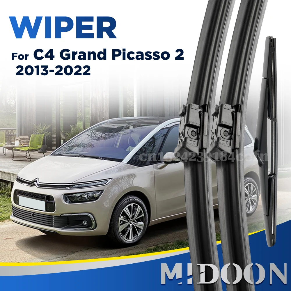 Комплект передних и задних щеток стеклоочистителя MIDOON для Citroen C4 Grand Picasso 2 2013-2022 лобовое стекло 30 "+30" + 12"
Комплект передних и задних щеток стеклоочистителя MIDOON для Citroen C4 Grand Picasso 2 2013-2022 лобовое стекло 30 "+30" + 12"