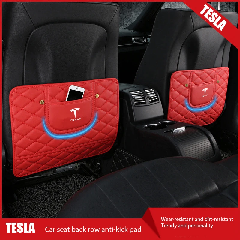 Auto Rear Seat Kick-proof Mat Protective Cover for Tesla Model 3 ModelS Roadster ModelX Cybertruck Car Anti-dirty Pad Decoration
Auto Rear Seat Kick-proof Mat Protective Cover for Tesla Model 3 ModelS Roadster ModelX Cybertruck Car Anti-dirty Pad Decoration