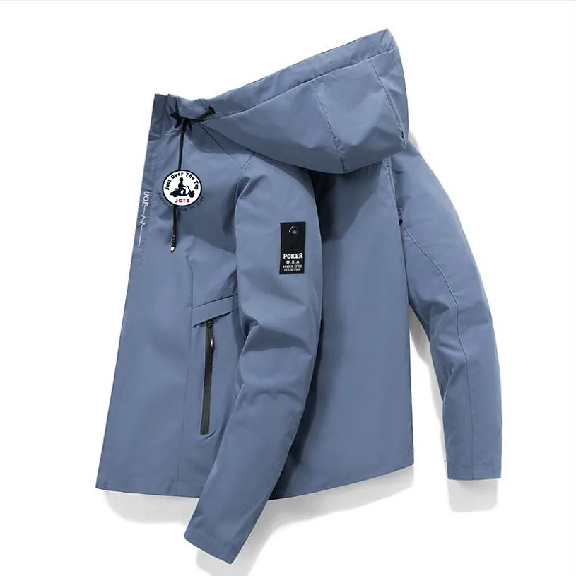 JOTT Logo Spring and Autumn New Men's Outdoor Camping and Mountaineering Jacket Windproof and Waterproof Hooded Design 5XL
JOTT Logo Spring and Autumn New Men's Outdoor Camping and Mountaineering Jacket Windproof and Waterproof Hooded Design 5XL