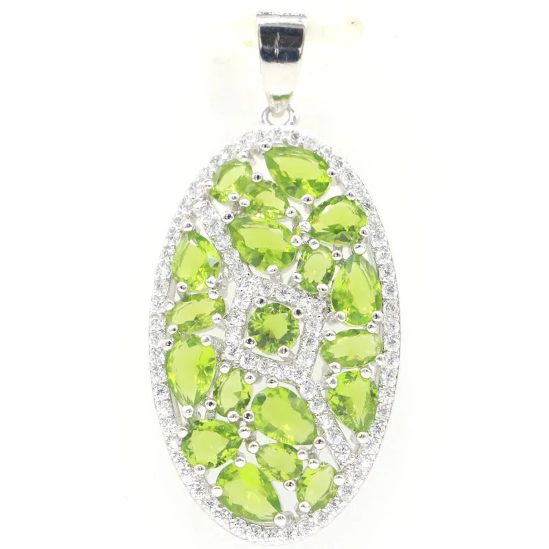 43x20mm European Design Big 4.6g Green Peridot White CZ Woman's Daily Wear Silver Pendant Wholesale Drop Shipping
43x20mm European Design Big 4.6g Green Peridot White CZ Woman's Daily Wear Silver Pendant Wholesale Drop Shipping