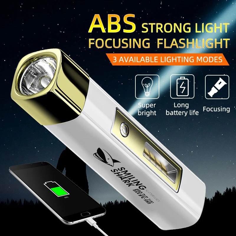 Power Bank Flashlight Portable Mini Waterproof Ultra Bright Torch USB Rechargeable Multi-function Powerful Flashlight Camp Light
Power Bank Flashlight Portable Mini Waterproof Ultra Bright Torch USB Rechargeable Multi-function Powerful Flashlight Camp Light