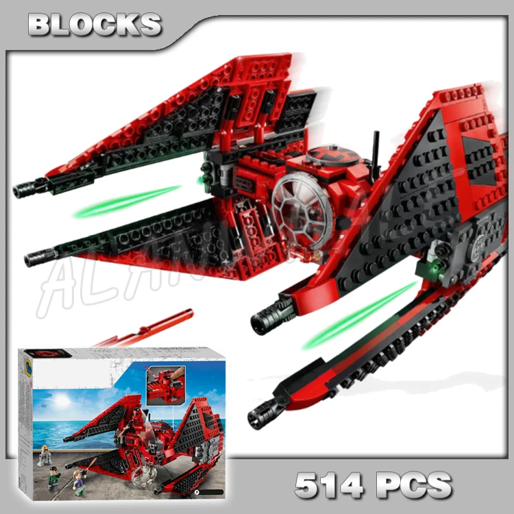 514pcs Star Major Vonreg TIE Fighter Space Starship Resistance R1-J5 Droid 11422 Building Blocks Toys Compatible With Model
514pcs Star Major Vonreg TIE Fighter Space Starship Resistance R1-J5 Droid 11422 Building Blocks Toys Compatible With Model