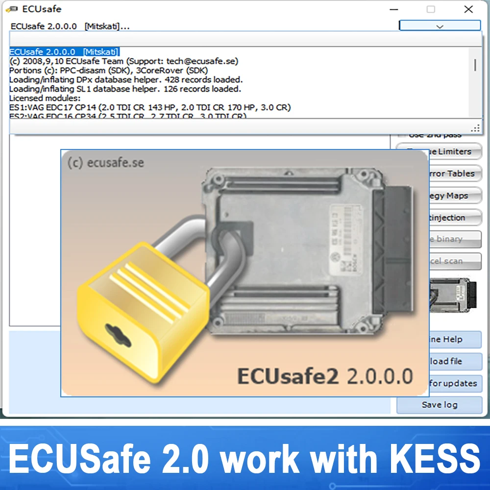 ECU Safe 2 0 2021 горячая Распродажа ECUSafe ECM диагностический инструмент CD DVD программное