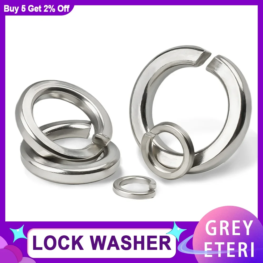 Эластичная прокладка пружинной стопорной шайбы из нержавеющей стали 304 M1.6 M2 M2.5 M4 M5 M6 M8 M10 M12 M14 M16 M18 M20 M24 M27 M30 M33
Эластичная прокладка пружинной стопорной шайбы из нержавеющей стали 304 M1.6 M2 M2.5 M4 M5 M6 M8 M10 M12 M14 M16 M18 M20 M24 M27 M30 M33