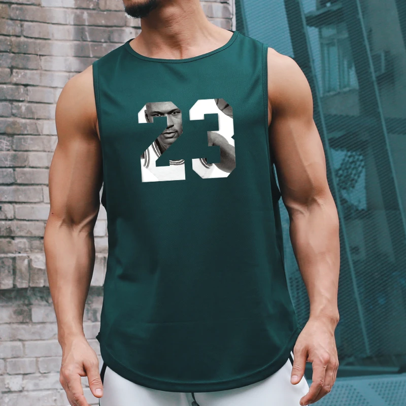 2023 Brand Gym Mens Mesh Casual Running Tank Top Fashion Sport Sleeveless Quick-drying Vest Workout Clothing Bodybuilding Single 
2023 Brand Gym Mens Mesh Casual Running Tank Top Fashion Sport Sleeveless Quick-drying Vest Workout Clothing Bodybuilding Single
