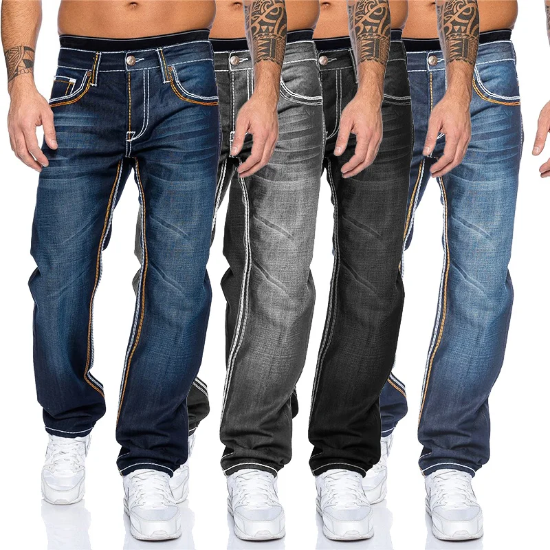 Jeans for Men Casual Straight Jeans Pant Long Denim Loose Pocket Pants Fashion Vintage Jeans Trousers Plus Size Pencil Pants
Jeans for Men Casual Straight Jeans Pant Long Denim Loose Pocket Pants Fashion Vintage Jeans Trousers Plus Size Pencil Pants