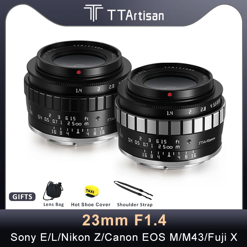 TTArtisan 23mm f1.4 Manual Focus Camera Lens For Canon Camera Lens Sony a6600 Nikon Z6 II Viltrox 23mm Fuji Fujifilm
TTArtisan 23mm f1.4 Manual Focus Camera Lens For Canon Camera Lens Sony a6600 Nikon Z6 II Viltrox 23mm Fuji Fujifilm