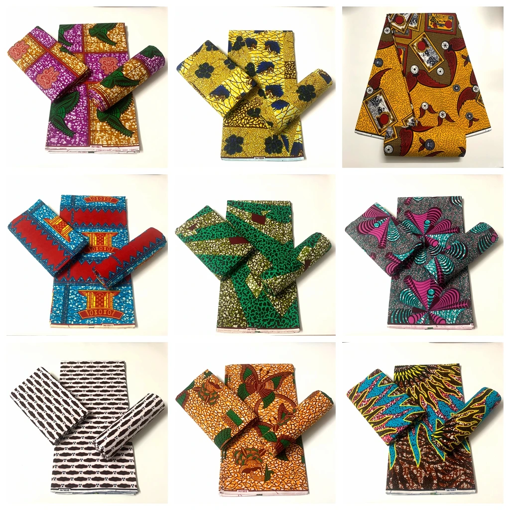 Ankara African wax Fabric Veritable Real Wax Fabric Nigeria Ghana Style pagne Tissu Sewing Dress Craft DIY 100% Cotton Material
Ankara African wax Fabric Veritable Real Wax Fabric Nigeria Ghana Style pagne Tissu Sewing Dress Craft DIY 100% Cotton Material