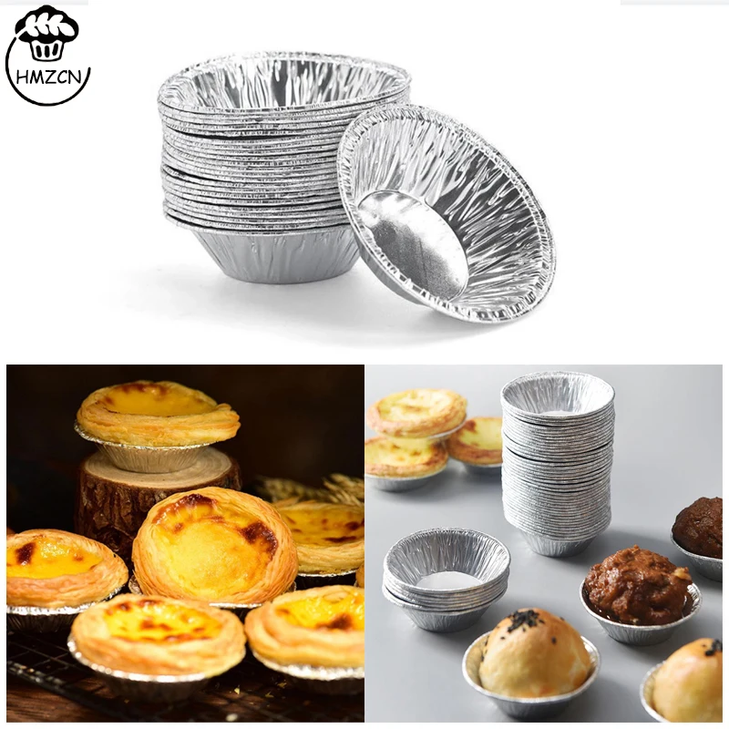 100 Pieces/Pack of Disposable Oven Baking Western Cake Egg Tart Mould Delicious Pudding Kitchen DIY Tool Food Grade Tinfoil
100 Pieces/Pack of Disposable Oven Baking Western Cake Egg Tart Mould Delicious Pudding Kitchen DIY Tool Food Grade Tinfoil