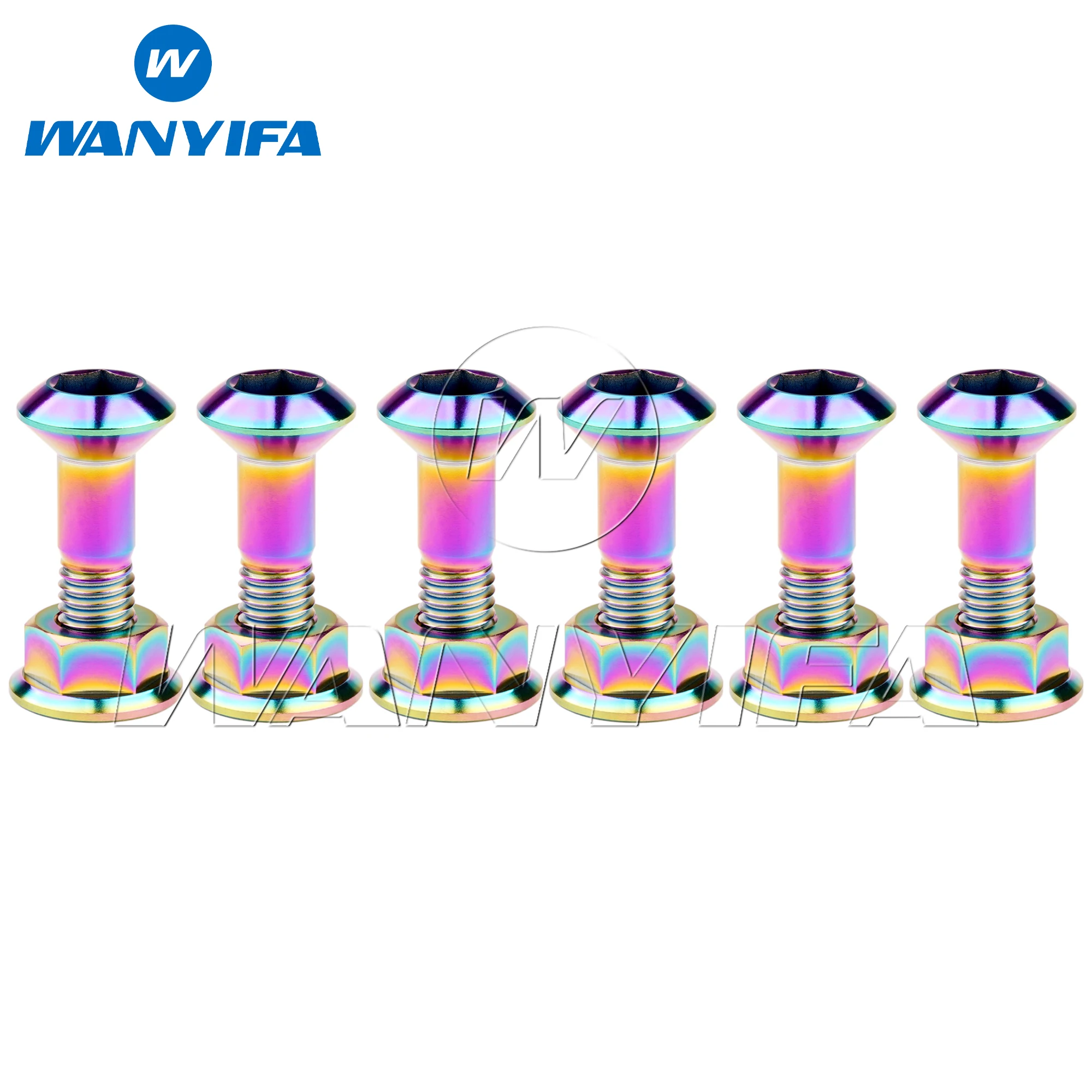 Wanyifa 6 комплектов M8x33 мм титановые болты звездочки мотоцикла задняя цепная дисковая звездочка цепная дисковая пластина Ti Grade 5, комплекты винтов и гаек 
Wanyifa 6 комплектов M8x33 мм титановые болты звездочки мотоцикла задняя цепная дисковая звездочка цепная дисковая пластина Ti Grade 5, комплекты винтов и гаек