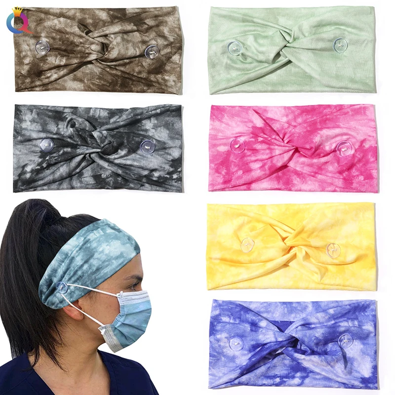 New Headbands Elastic Wide Mask Anti-strain Button Headband Yoga Sports Sweat-absorbing Headband Hair Bands
New Headbands Elastic Wide Mask Anti-strain Button Headband Yoga Sports Sweat-absorbing Headband Hair Bands