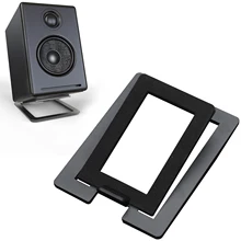 Desktop Sound Stand Base Carbon Steel Material Shock Absorption and Improved Sound Quality Speaker Bracket for Computer Speaker