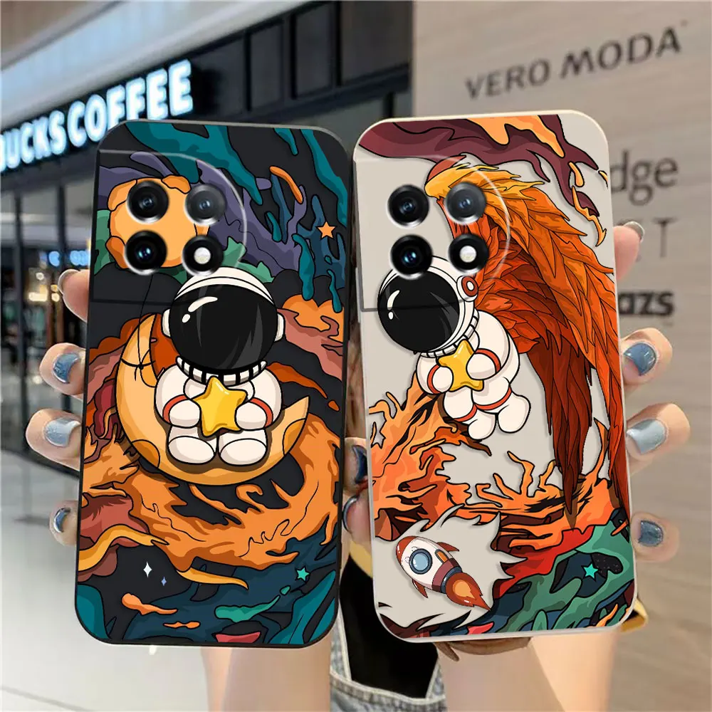 Case For Oneplus 11 10 9 9R 8 8T 7 7T ACE 2 2V NORD CE 2 Lite Pro Simple Liquid Silicone Case Space Star Astronaut 
Case For Oneplus 11 10 9 9R 8 8T 7 7T ACE 2 2V NORD CE 2 Lite Pro Simple Liquid Silicone Case Space Star Astronaut