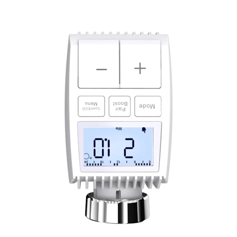 Tuya Bluetooth Thermostat Radiator Valve Actuator Smart Temperature Controller Sigmesh Heater TRV Voice Control
Tuya Bluetooth Thermostat Radiator Valve Actuator Smart Temperature Controller Sigmesh Heater TRV Voice Control