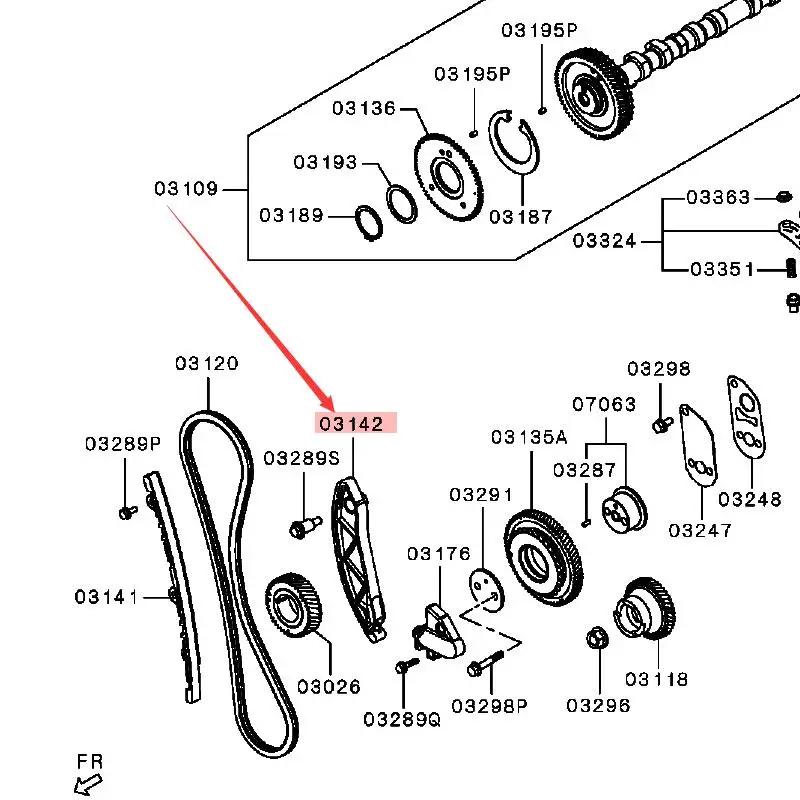KOWZE 1141A042 Timing Chain Tension Side Guide fit for Mitsubishi L200 Triton Strada Pajero Montero 2400D 4N15 4N14 2015-2019
KOWZE 1141A042 Timing Chain Tension Side Guide fit for Mitsubishi L200 Triton Strada Pajero Montero 2400D 4N15 4N14 2015-2019
