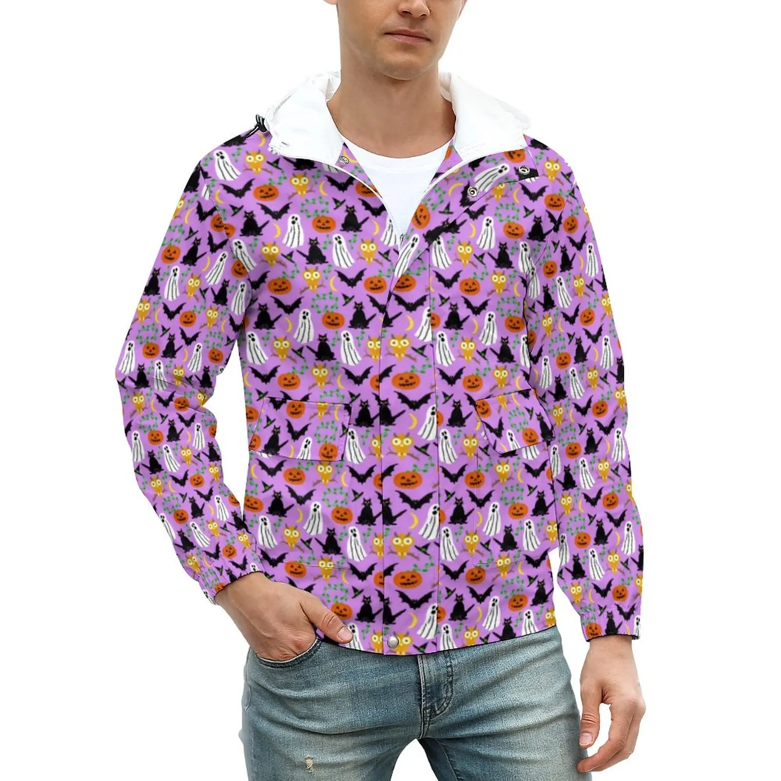 Halloween Jackets Winter Ghosts Bats Pumpkins Owls Cats Streetwear Casual Coats Man Outdoor Windbreak Graphic Oversized Jacket 
Halloween Jackets Winter Ghosts Bats Pumpkins Owls Cats Streetwear Casual Coats Man Outdoor Windbreak Graphic Oversized Jacket
