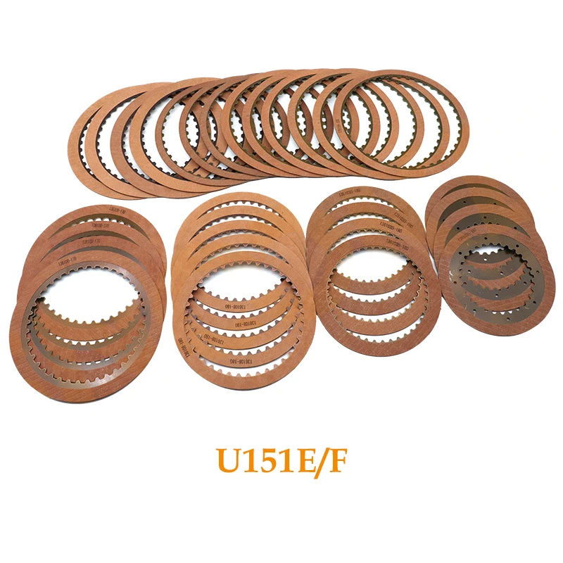 26pcs Gearbox friction plate package U151E U151F gearbox clutch friction plate for Toyota Highlander Lexus RX330
26pcs Gearbox friction plate package U151E U151F gearbox clutch friction plate for Toyota Highlander Lexus RX330
