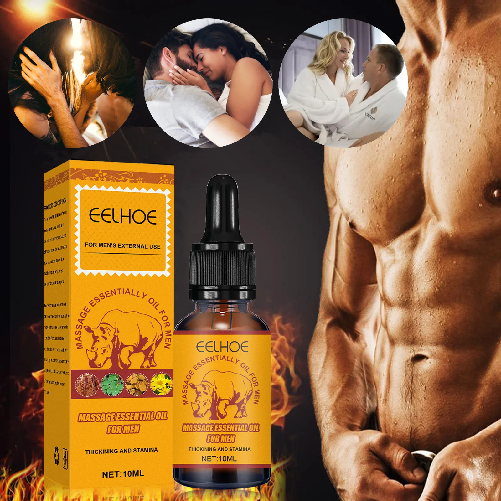 Massage Essential Oil Safe Herbal Medicine Increase Endurance Men Anti Premature Ejaculation Physical Maintenance External Use
Massage Essential Oil Safe Herbal Medicine Increase Endurance Men Anti Premature Ejaculation Physical Maintenance External Use