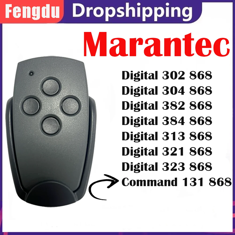 Дубликатор пультов MARANTEC для гаражных ворот 868/433 МГц
Дубликатор пультов MARANTEC для гаражных ворот 868/433 МГц