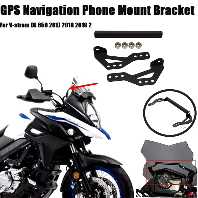 for Suzuki V-Strom DL 650 2017 2018 2019 2020 Motorcycle Aluminum GPS Navigation Phone Mount Bracket Accessories
for Suzuki V-Strom DL 650 2017 2018 2019 2020 Motorcycle Aluminum GPS Navigation Phone Mount Bracket Accessories