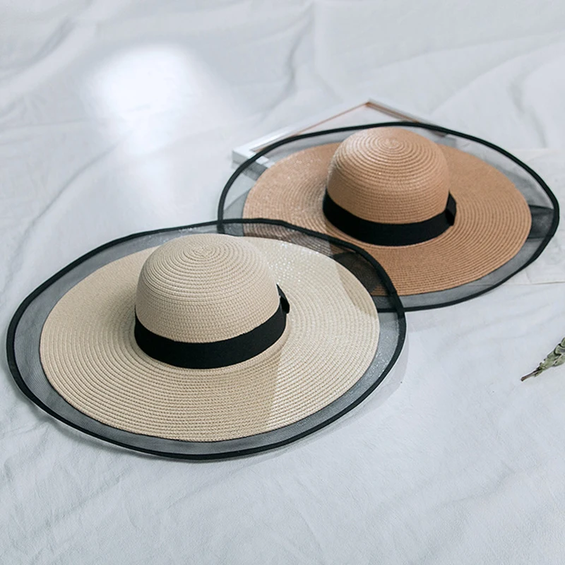 New Summer Wide Brim Straw Hats For Women Panama Floppy Outdoor Beach Sun Hat UV Protection Ladies Lace Cap Chapeau Dropshipping
New Summer Wide Brim Straw Hats For Women Panama Floppy Outdoor Beach Sun Hat UV Protection Ladies Lace Cap Chapeau Dropshipping